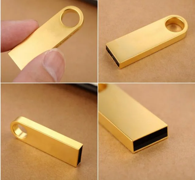 Golden Metal USB Flash Stick Dtse9