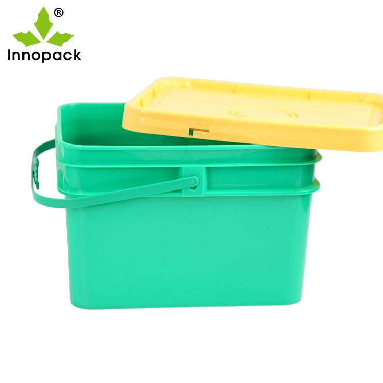 Factory Manufacturer 1L 2L Square Plastic Bucket Container for Food Packing
