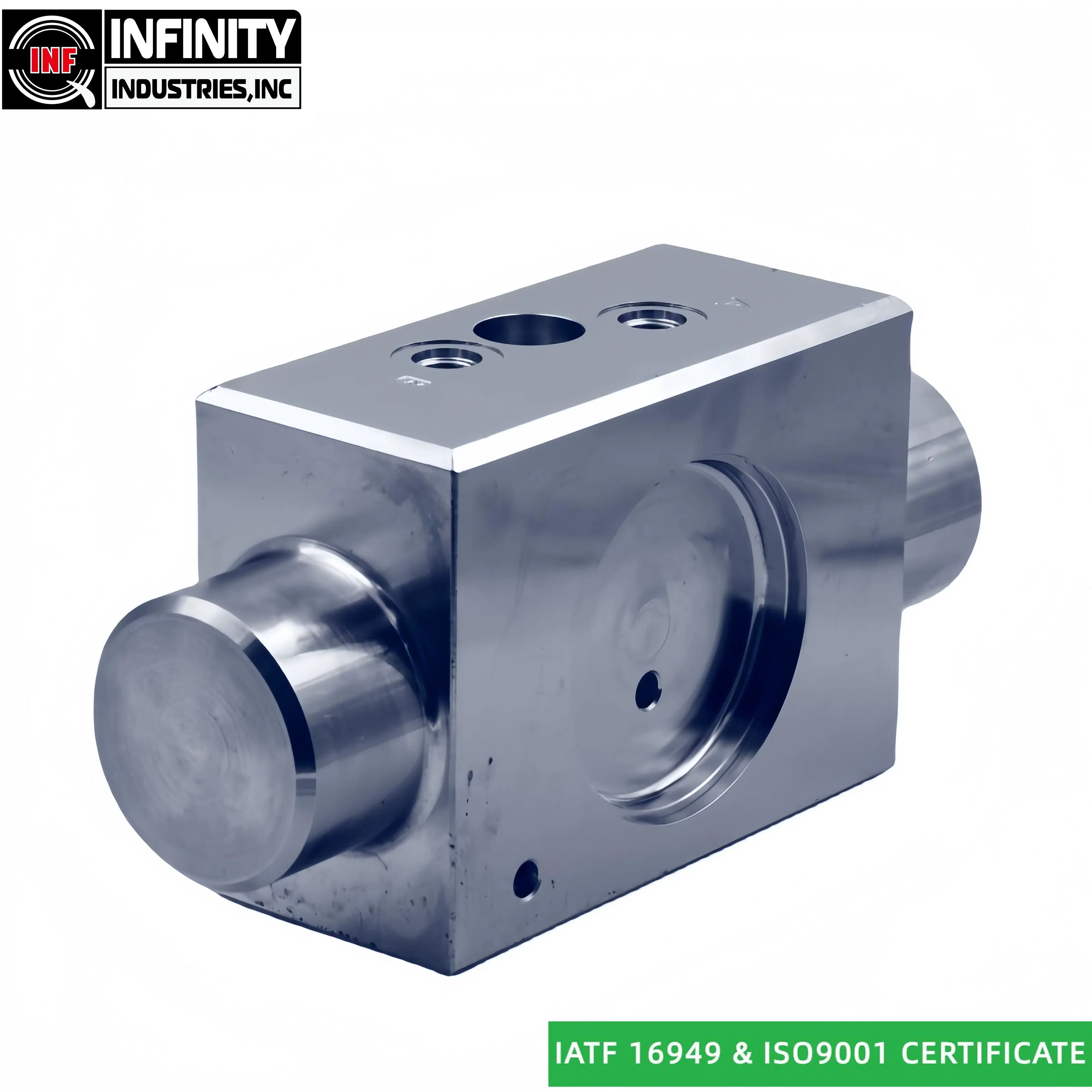 CNC Milling Part for Hydraulic Cylinders Such as Cylinder End and Valves