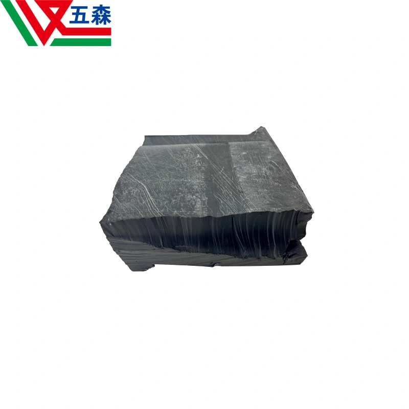 Wusen Butyl Rubber Can Be Used as Tire Inner Tube, Recycled Rubber, Fine Filtration, Production Elongation 430%, Strength 9MPa