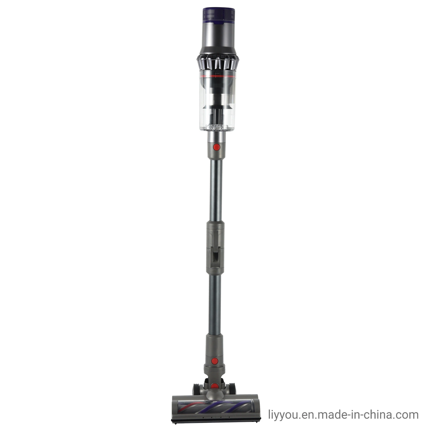 380W Stick Lightweight Handheld Vacuum Cleaner with 25kpa Powerful Suction LED Display for Carpet and Floor, Pet Hair