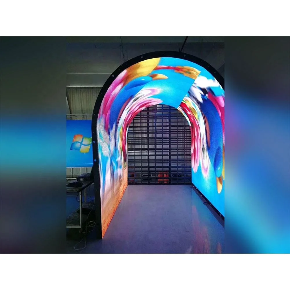 LED Flexible Screen Full Color Display Moving Sign Low Power Consumption Magic Cube LED Display