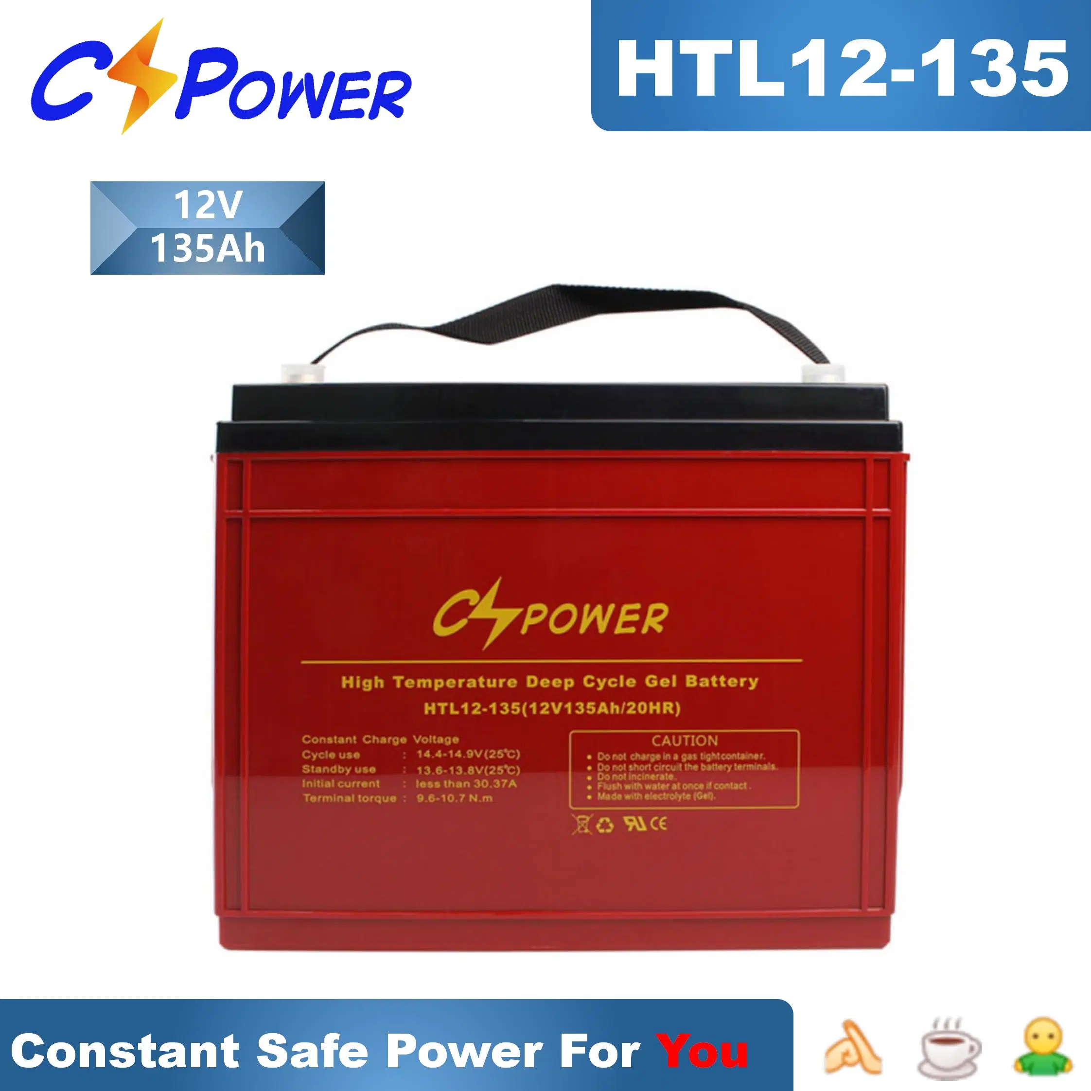 Long Life Gel Battery 12V200ah for Solar Panel/Charger Controller