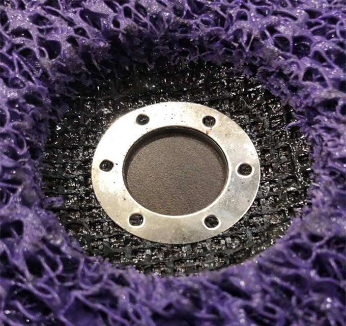 Purple Clean and Strip Disc with Premium Silicon Carbide as Abrasive Tooling for Metal Wood Plastics Stone Polishing