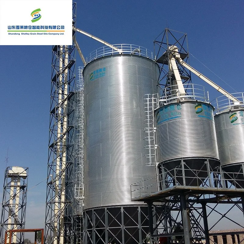 Hopper Bottom Grain Silo for Plastic Pellet Wheat Maize Paddy Rice