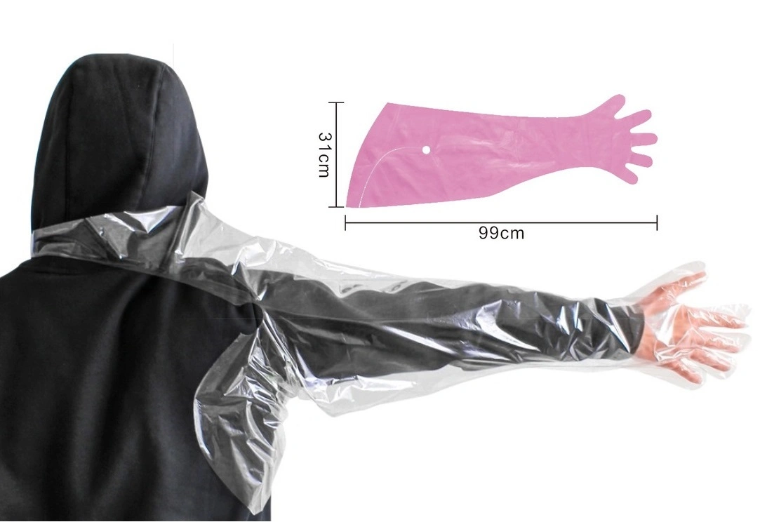 Veterinary Low Price Long Arm Glove for Bovine Rectal Examination From China