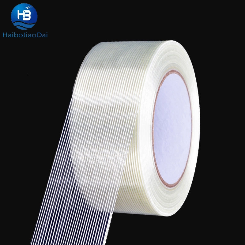 Mono-Directional Heavy Duty Self Pet Clear Furniture Fixing Glassfiber Fiberglass Reinforce Cross Weave Filament Tape