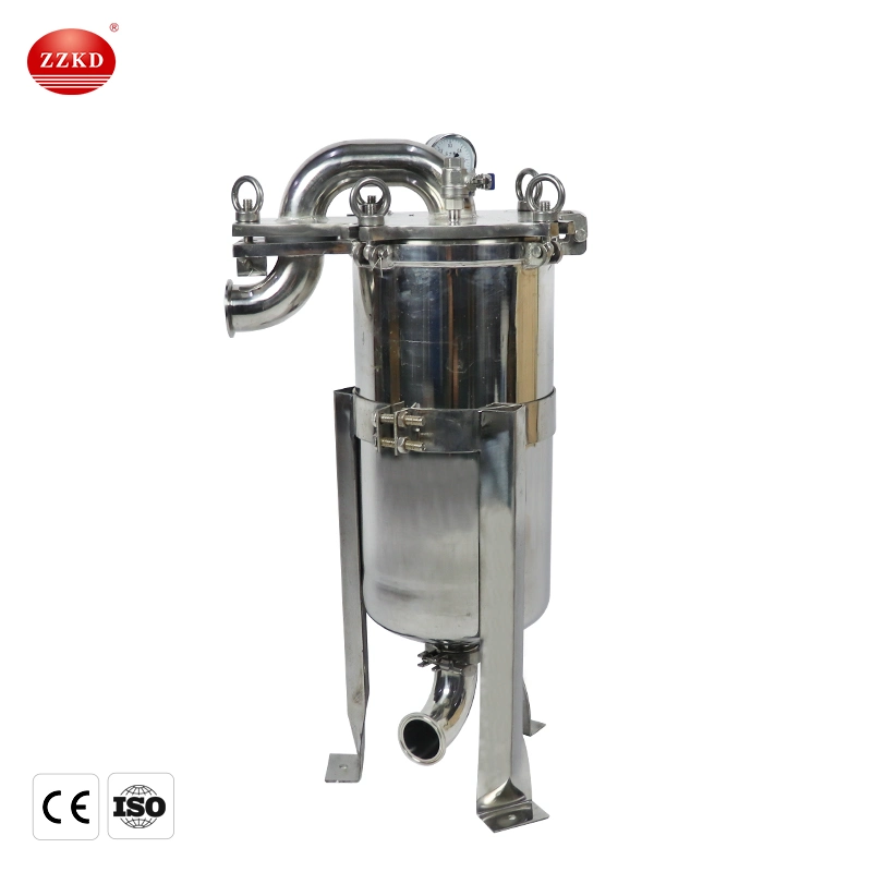 Stainless Steel Micro Filtration Bag Filter Housing for Liquid Machine for Coconut Oil