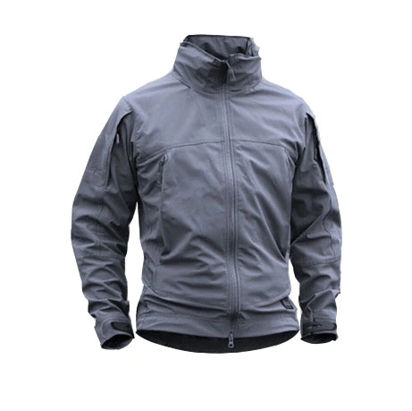 Breathable Solid Color Lightweight Urban Waterproof Tactical Men Jacket