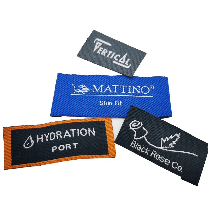 Customized Clothing Socks Woven Private Label for Garments