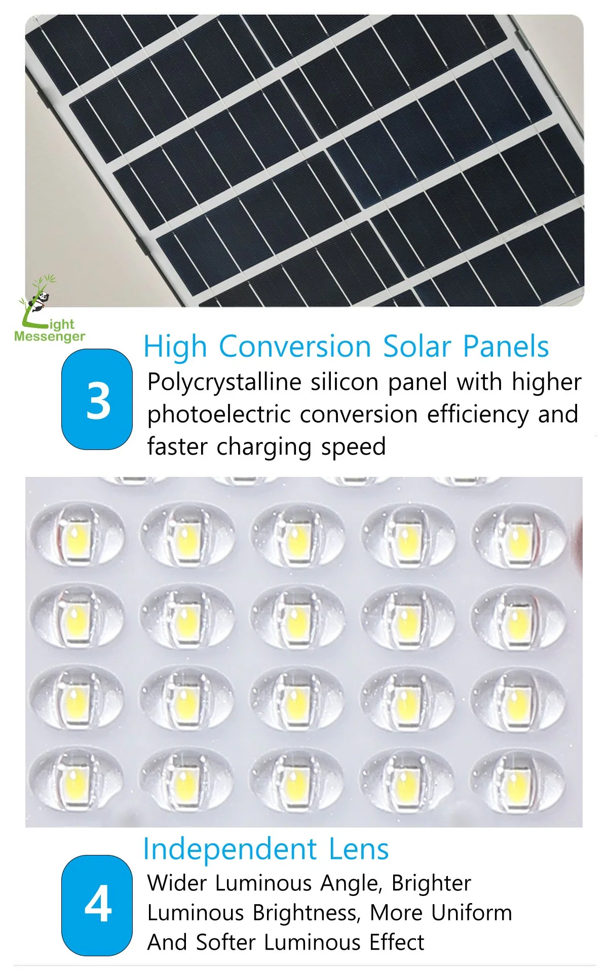 Grande Área luminária Área Exterior à prova de água Sensor de Controle remoto de parede de jardim Bateria para estradas Power Painel Solar iluminação para ruas LED melhor Solar Luz de estrada