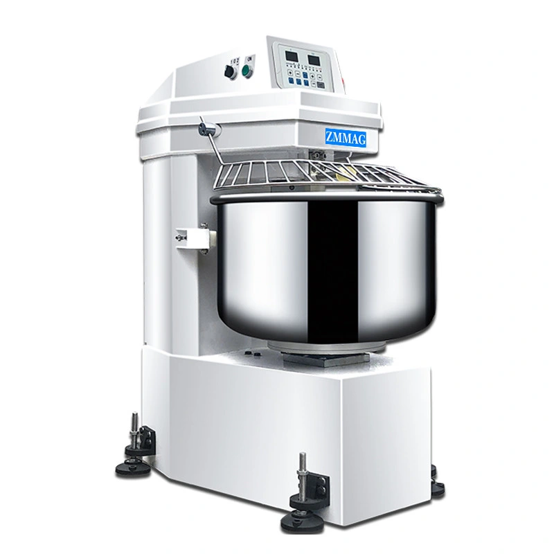 200L 304 Stainless Steel Double Acting Speeds Commercial Bread Dough Mixer (ZMH-100)