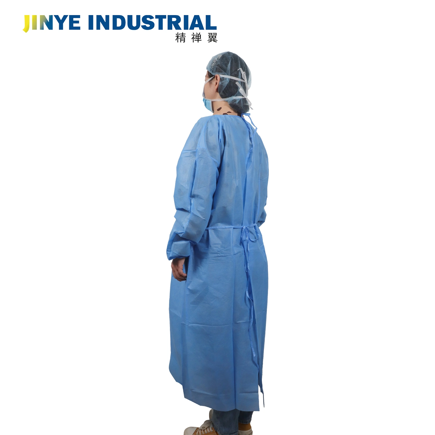 Disposable Sterile 45GSM SMS Non Woven Fabric Medicalstandardsurgical Gown Forhospital