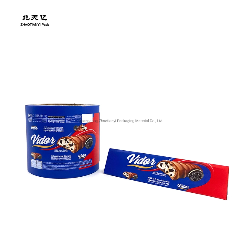 Heat Sealing Automatic Packaging Film Roll Clear Plastic Food Packaging Film for Cookies/Candy