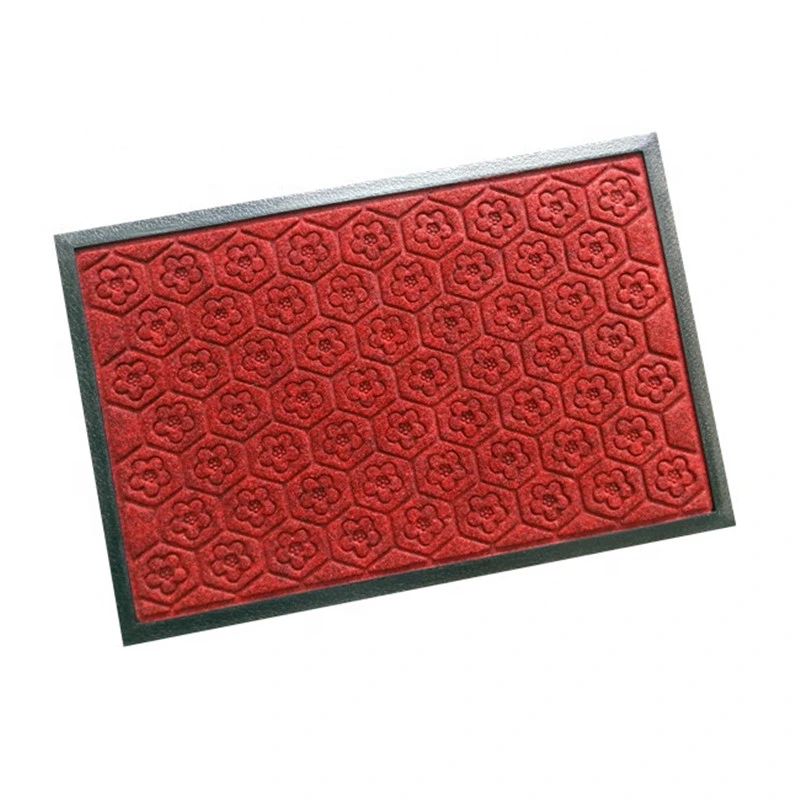 Heavy Duty Industrial Custom Logo Floor Rubber Door Entrance Mat