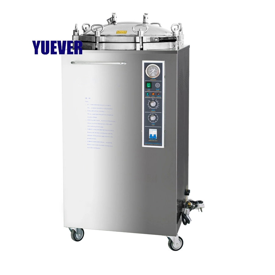 High Pressure Hospital Sterilizing Large 18L 50L 75L 100L Autoclave Machine Sterilizer Vertical Steam for Lab