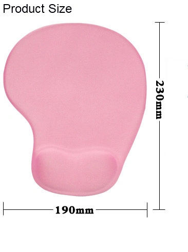 Promotional Custom Logo Silicone Mouse Pad with Wrist Rest Support