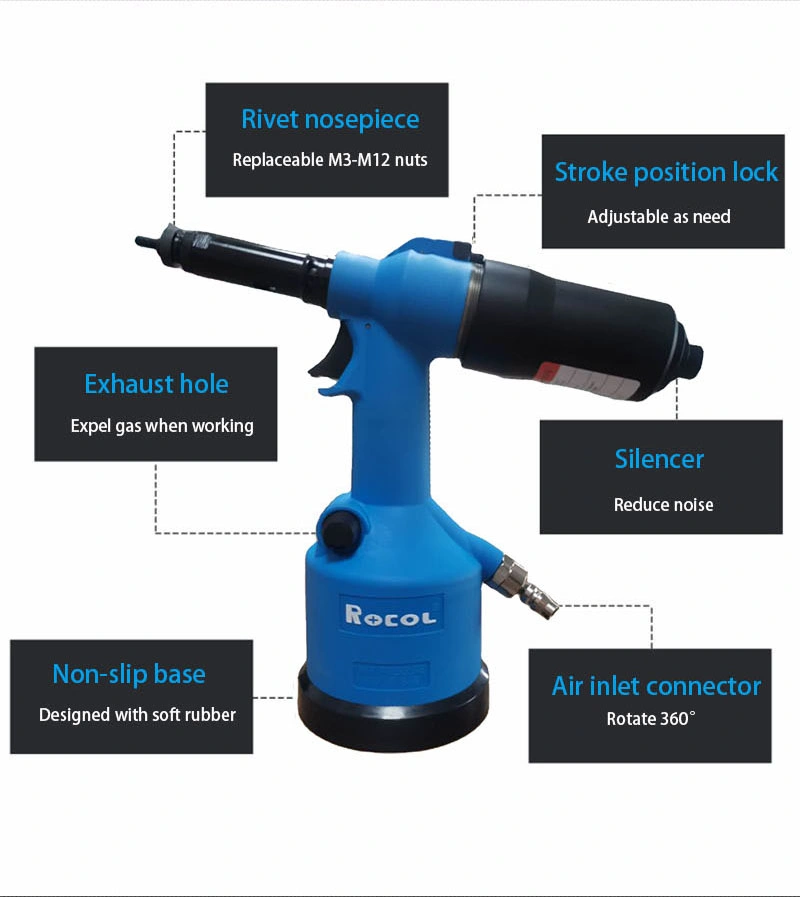 Automatic Imperial Pneumatic Air Nutsert Rivet Nut Tool