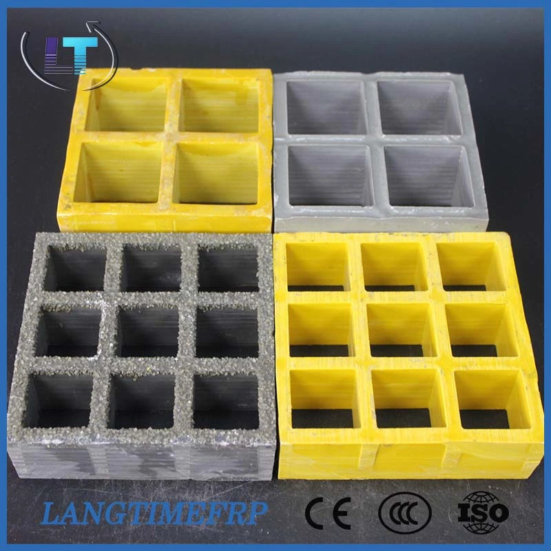 FRP/GRP Plastic Grating, Fibreglass/Glassfiber Gritted or Concave Gating, Micro Mesh Grating