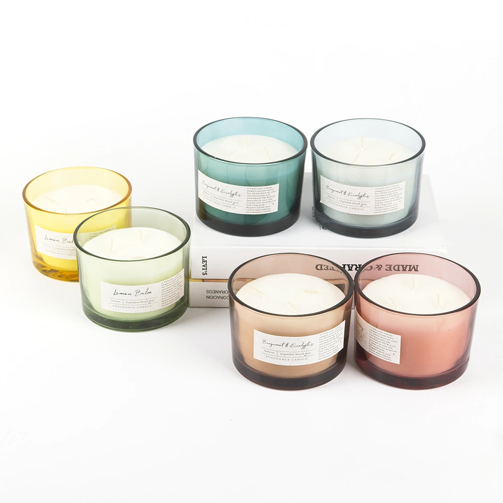 Wholesale/Supplier Customized Luxury Custom Aromatherapy Glass Home Usescented Soy Wax Candles