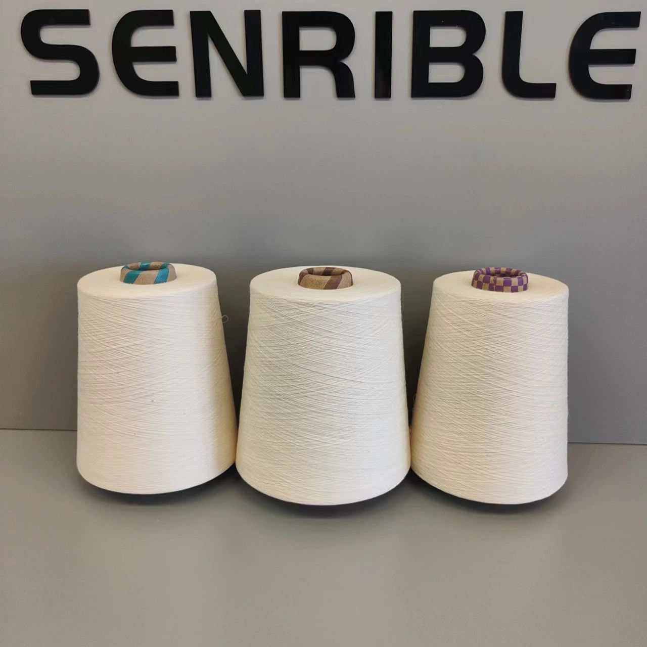 High Strength Pure Cotton Yarn 40s/1 Ring Spun Combed for Embroidery