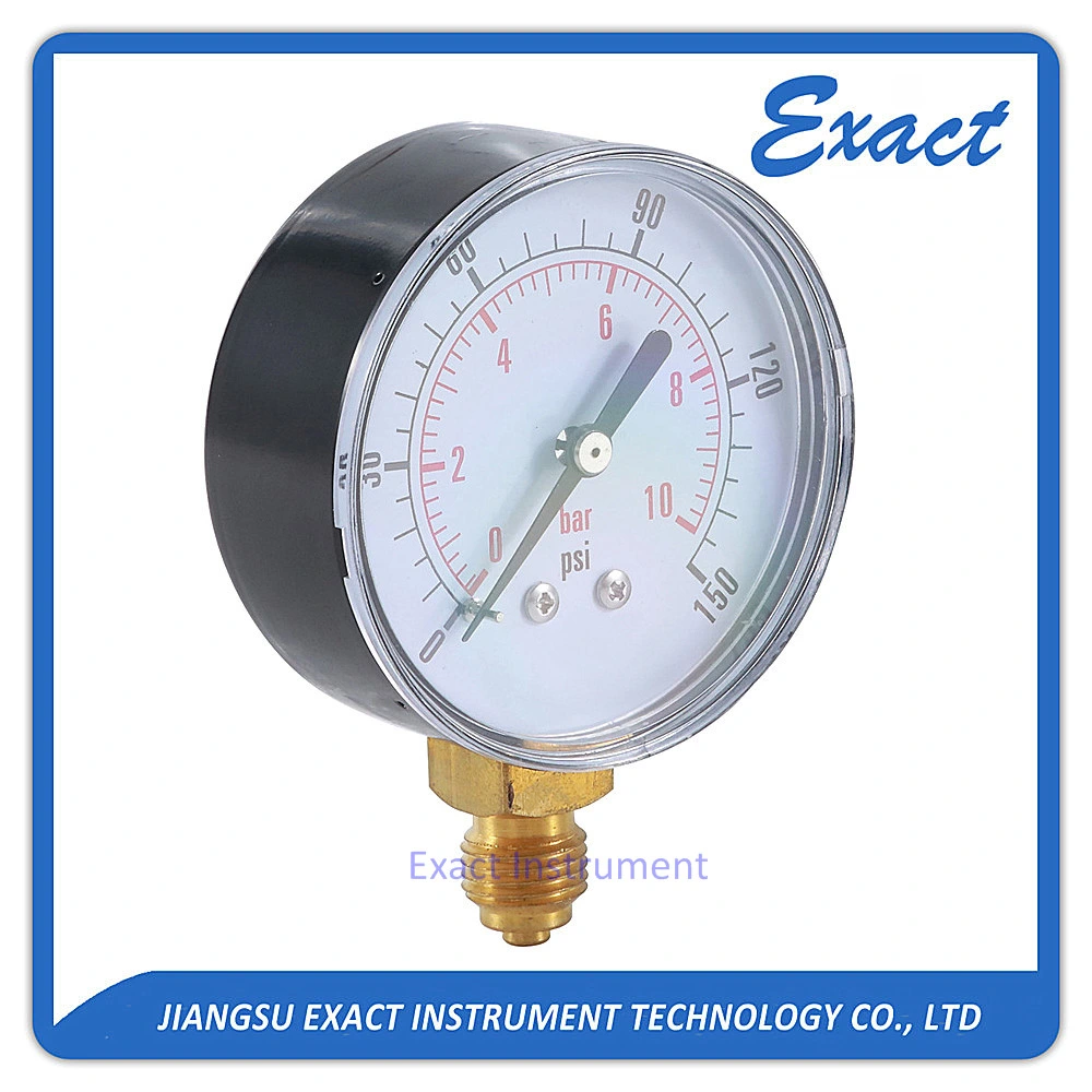 Сухой давления давление Gauge-Mechanical Gauge-Economy Type-Bottom Mount