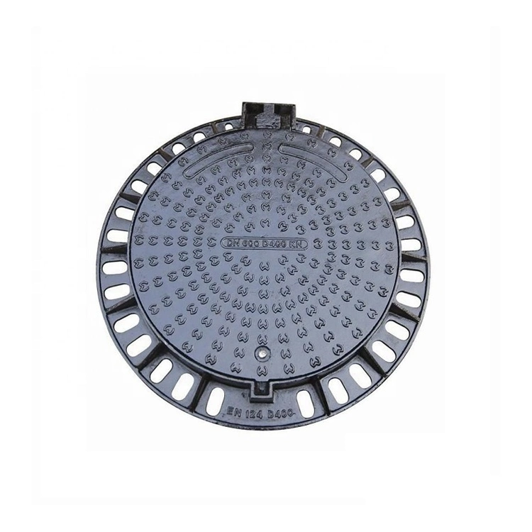 Good Quality En124 B125 Epoxy Coating 600 Dia Round Dci Ductile Iron Drain Manhole Cover Frames