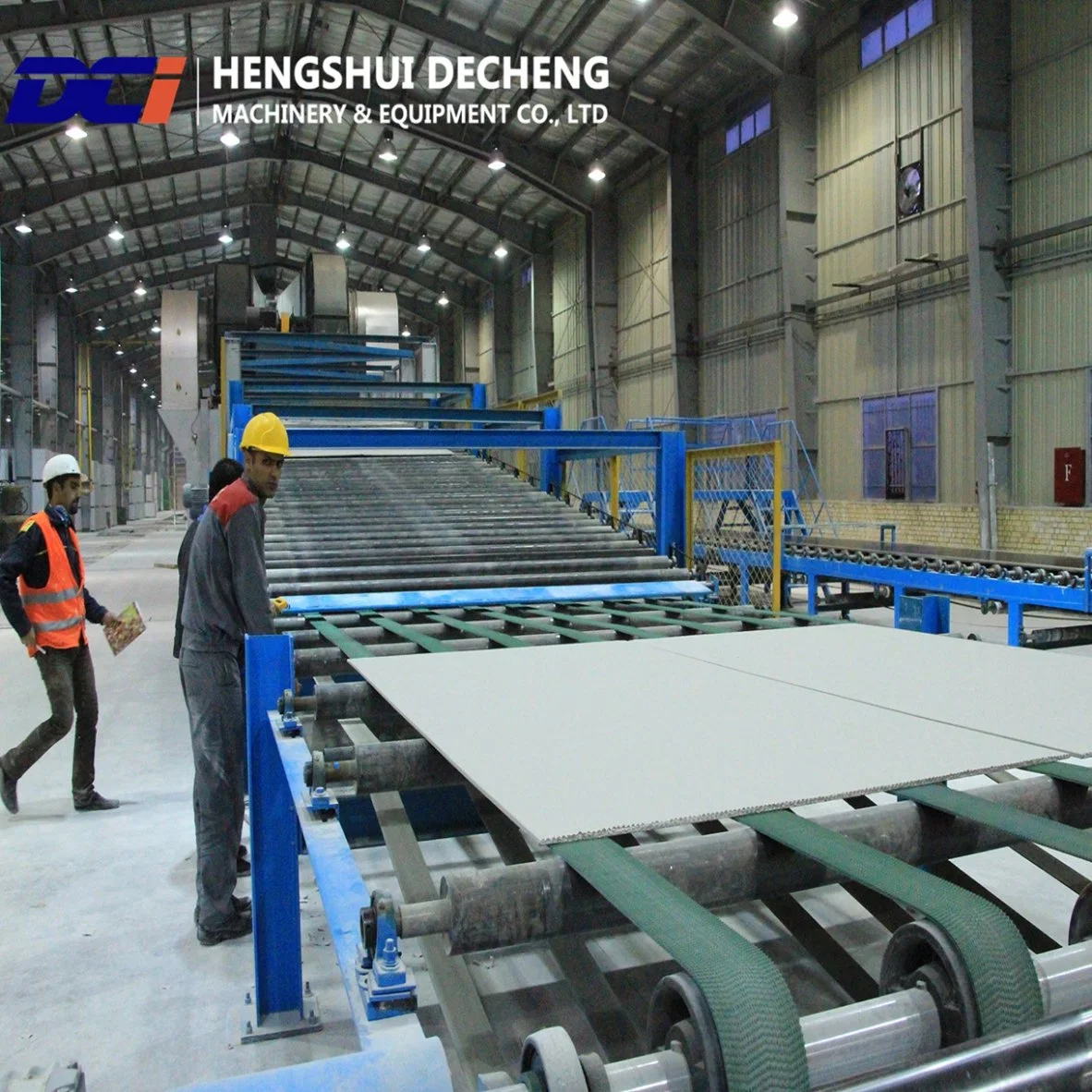 Automatic Paper Faced Gypsum Board Production Line with Overseas Engineer