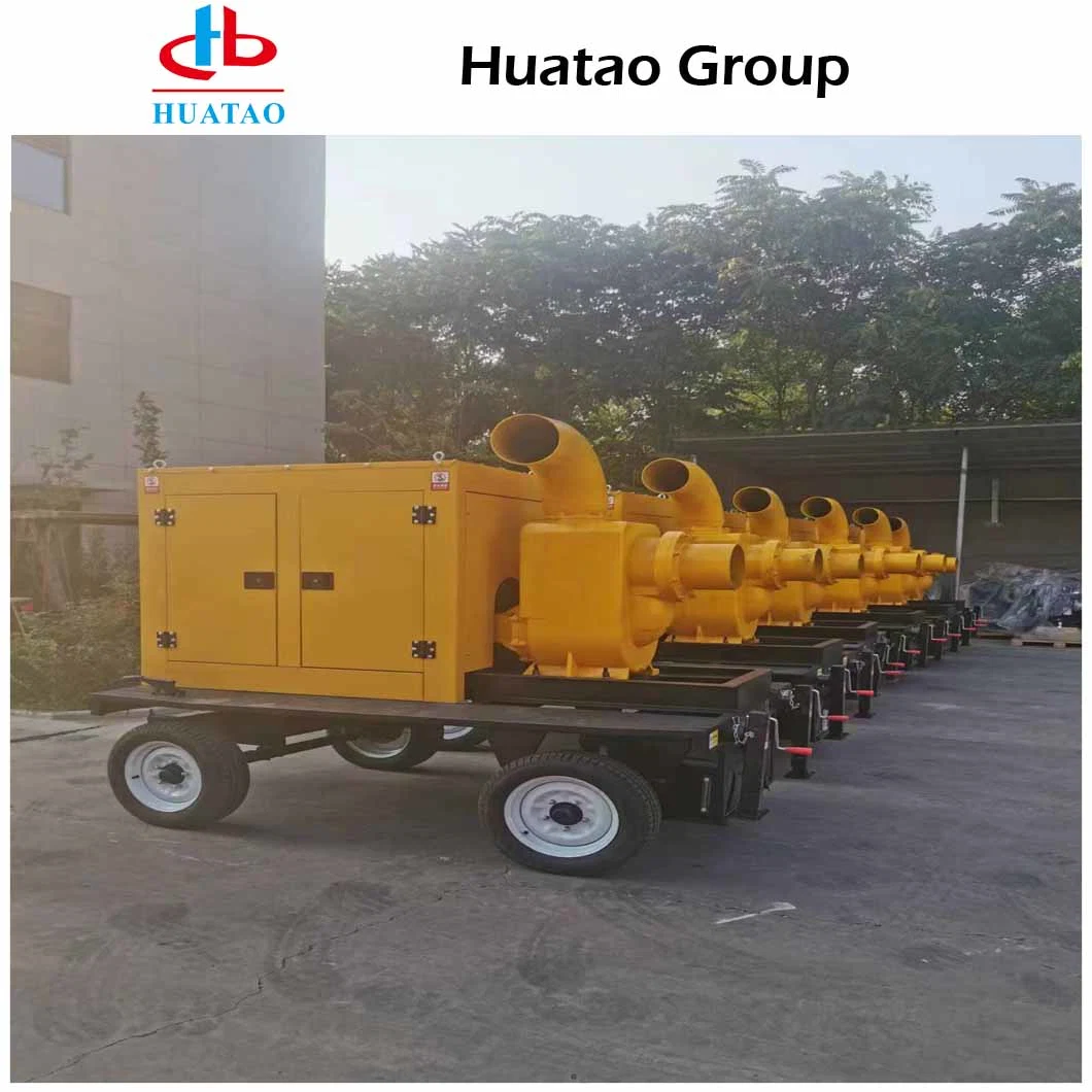 300m3/H Flow Diesel Engine Flood Control Pump Cart