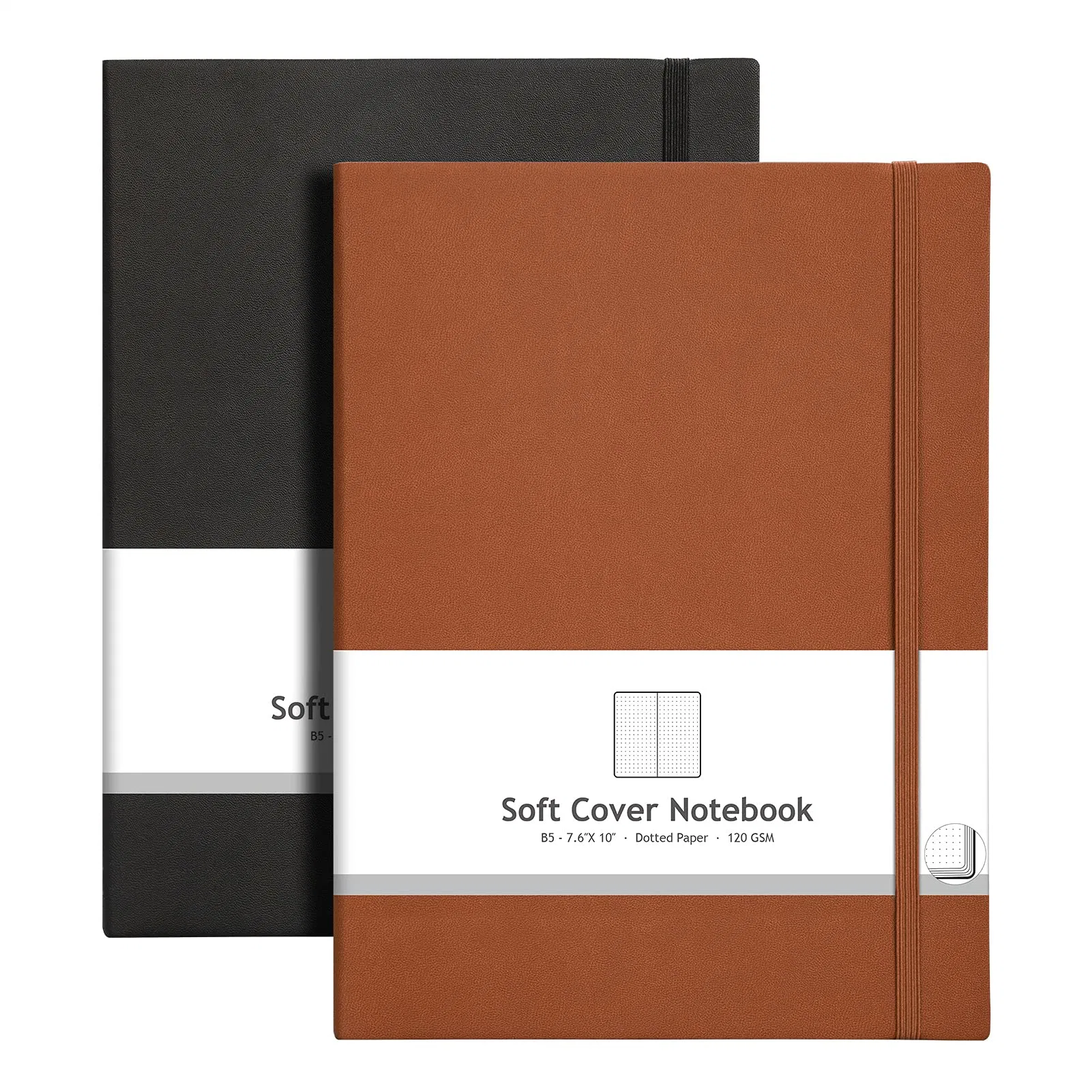 Material escolar personalizado A5 A4 Planner Journal Diário PU Caderno com capa em pele