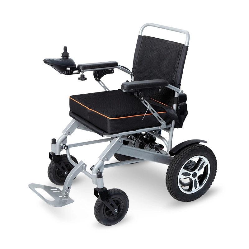 Factory Price Hot Sale Portable Lightweight Motor Wheel Chair Folding Power Electric Wheelchair