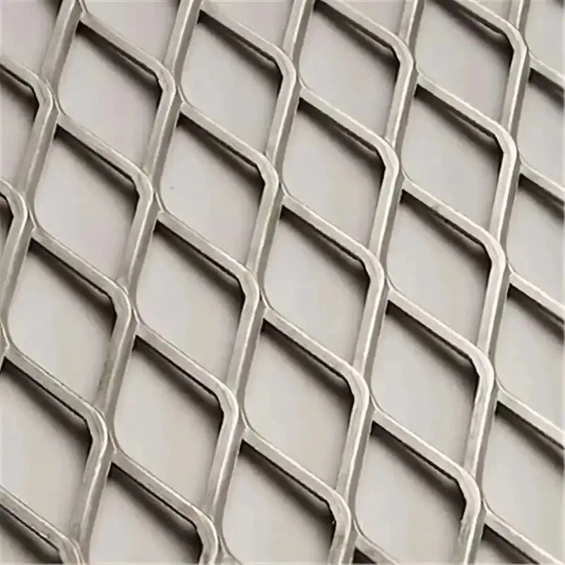 3040 2100swm X 1200lwm Expanded Metal Sheet Stainless Steel Mesh