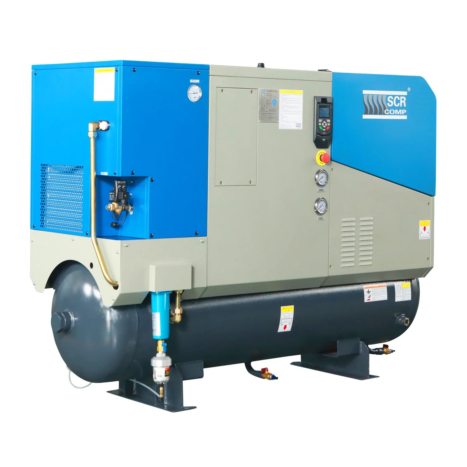 Oil Cooling Pm Motor Special Screw Air Compressor with Air Dryer for Laser Cutting (SCR20CPM)