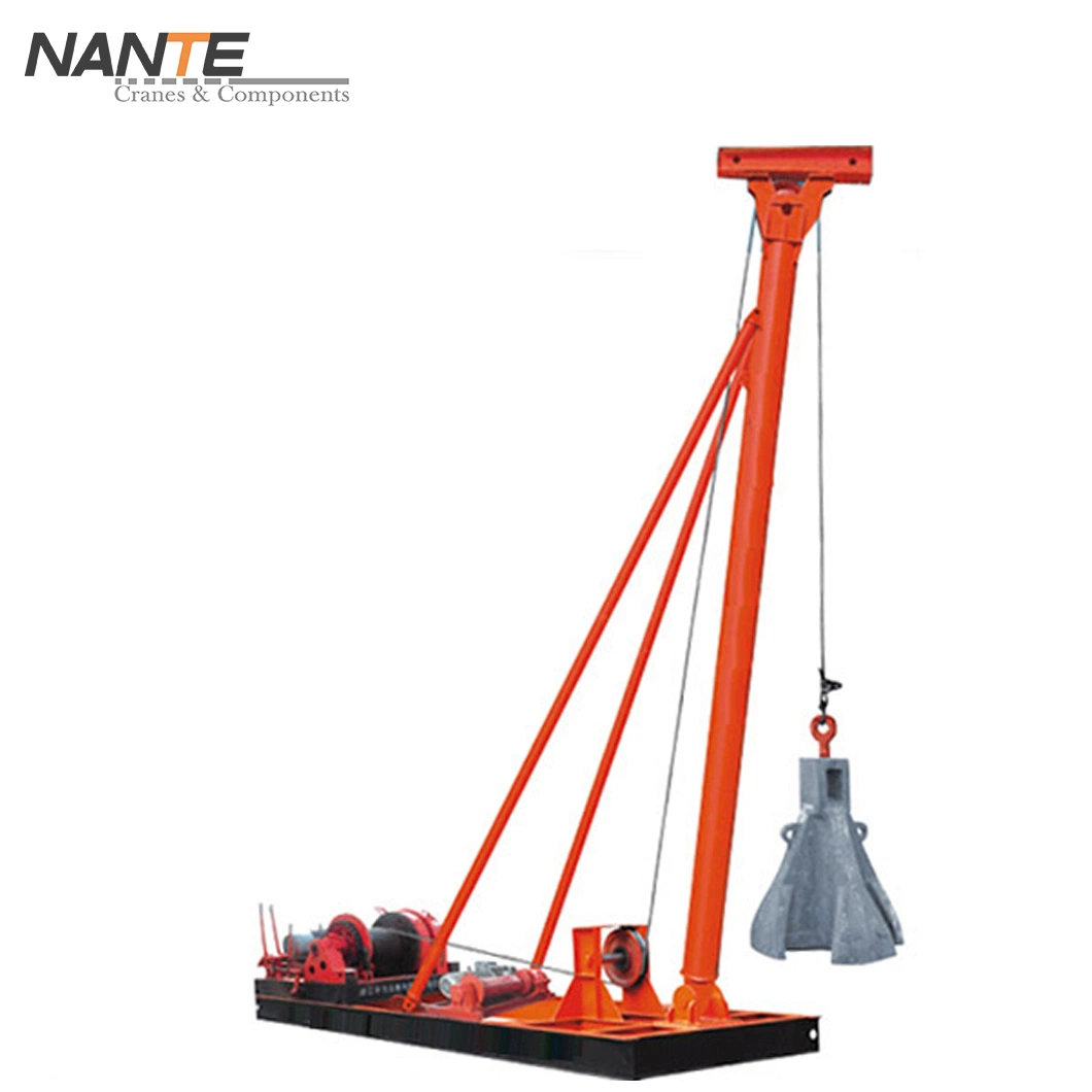 Electric Punching Pile Driver for Rock and Stone Foundation