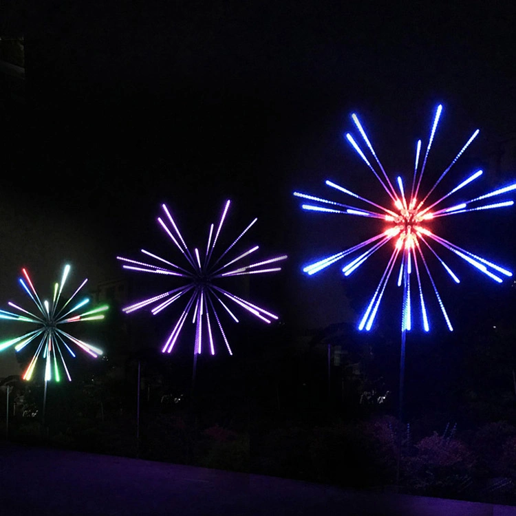 Цвет Изменение цвета цифровой светодиодный Meteor дождевой свет Fireworks Garland LED Свет Motif