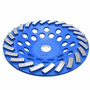 7" Zigzag Segmente Diamant-Schleifbecher Zed Räder für Beton Boden