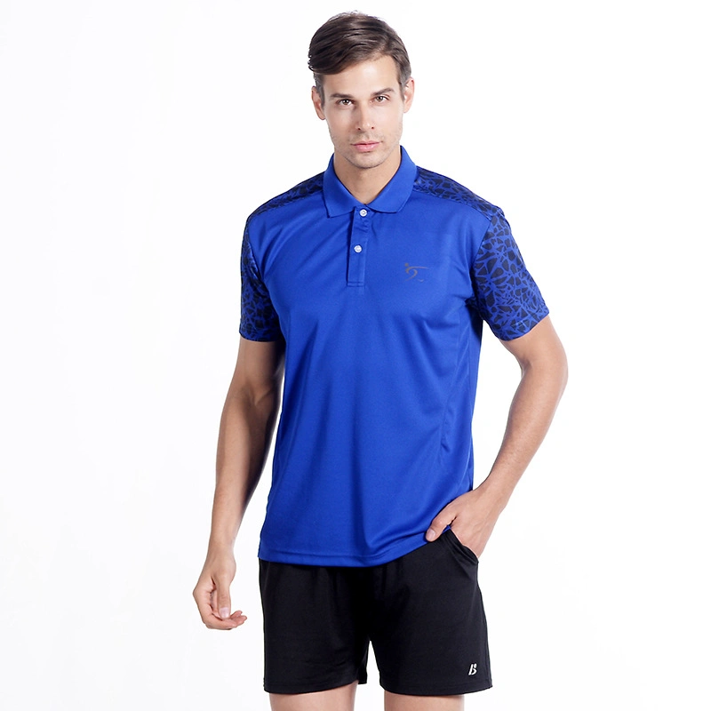 Customized Mens Badminton Tennis Short Sleeve Sports Polo Shirt Wholesale/Supplier Cheap Price