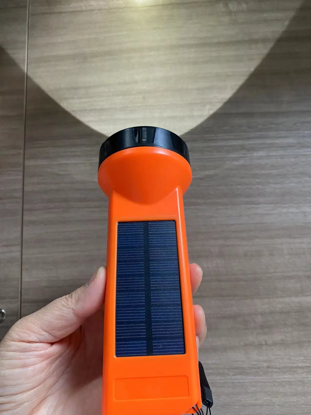 Factory Supply Solar Power Reading Torch Light Flashlight