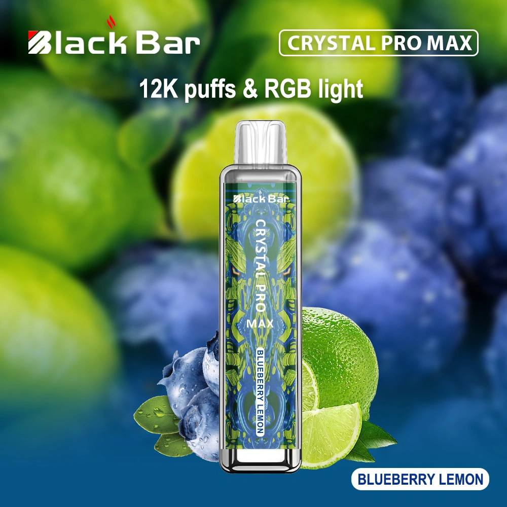 Distribuidor de puff Alibaba Crystalpromax 12000 puffs em Stock Electronic Chack Recarregável de 550 mAh 20 ml 2% 3% 5% nicotina Atacado preço baixo Vape descartável