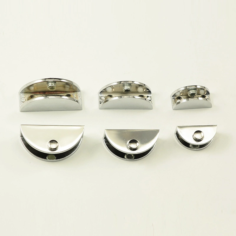 Holding Clip Zinc Alloy Bathroom Glass Clamp Hardware