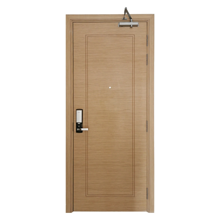 Quality Guaranteed Fd20 Certificate Fire Rated Entrance Door for Hospitality Hotel Motel