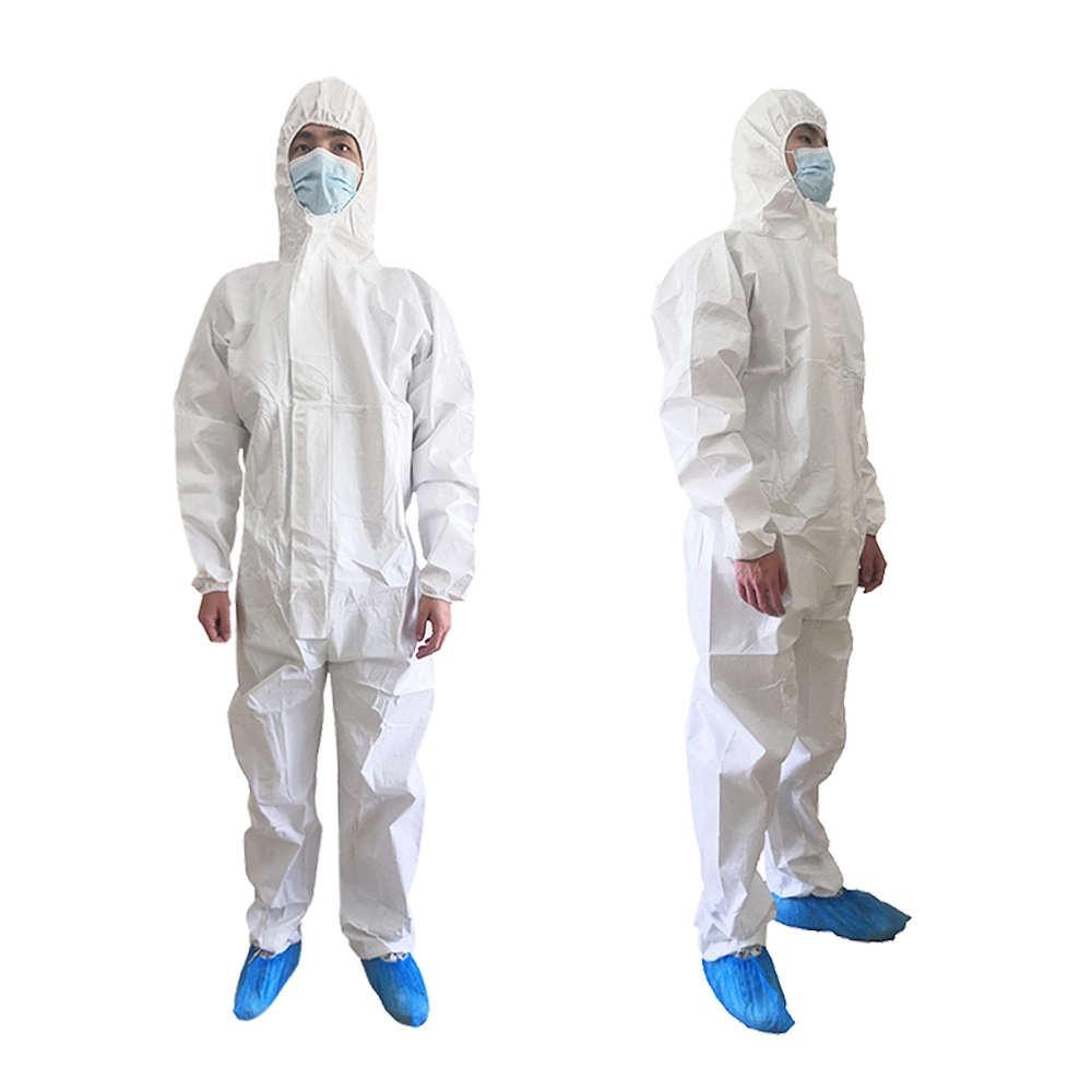 Personal Protective Product Unisex Anti Static Disposable Protective Overalls PPE Suit Coverall