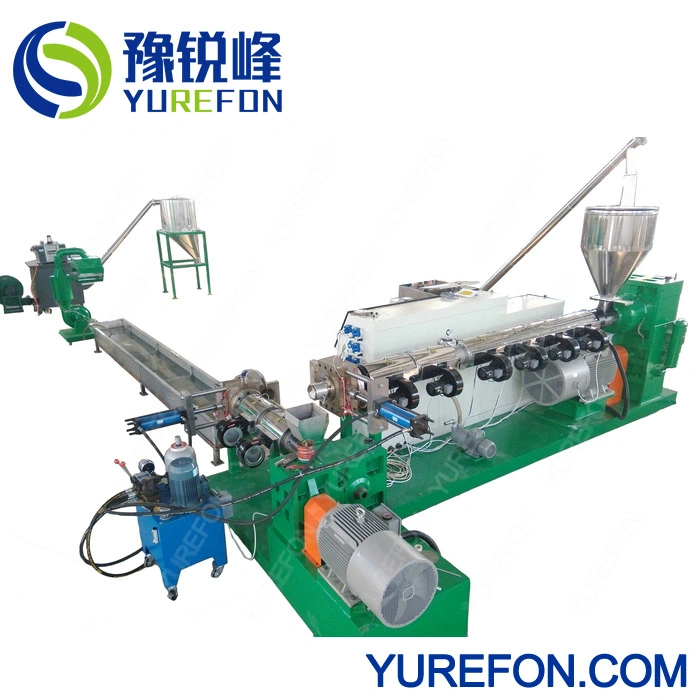 Strand Cutting Recycling PP PE Pipe Scraps Pellet Granules Extruder Making Machines