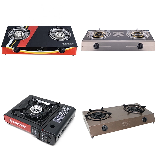 Household Kitchen Cooker Gas Cooktop Tempered Glass Spare Parts Gas Stove