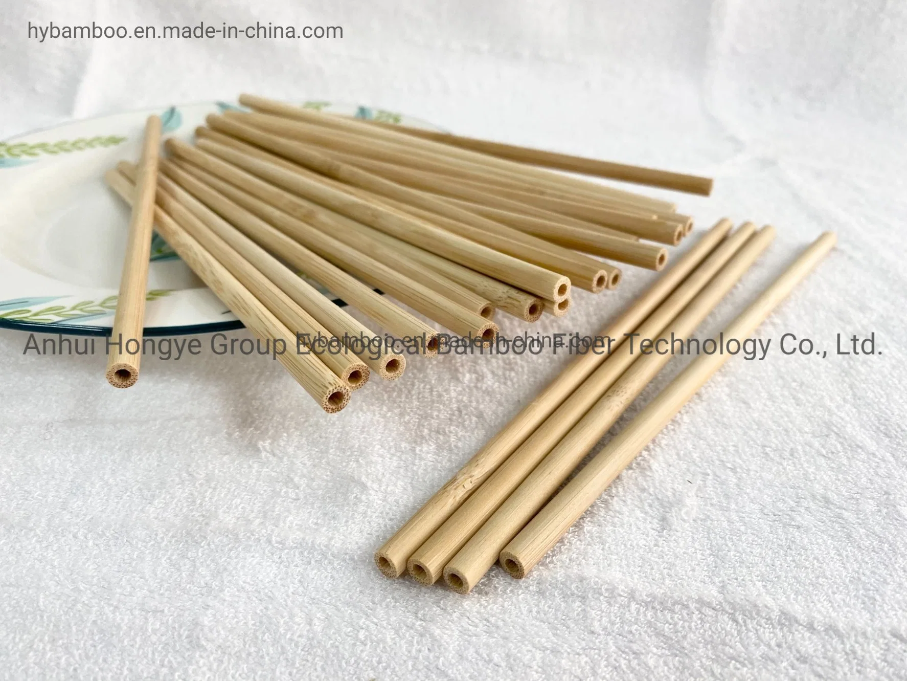 Disposable Carbonization 100% Bamboo Straw