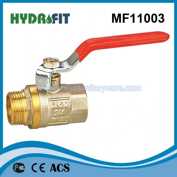 Nickel Plated Hot Sale Brass Ball Valve (MF11008)