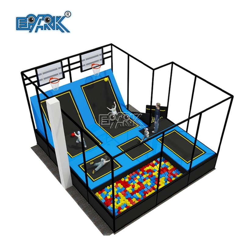 Indoor Trampoline Gym Jumping Bed Indoor Trampoline Vitality Games for Children and Teenager