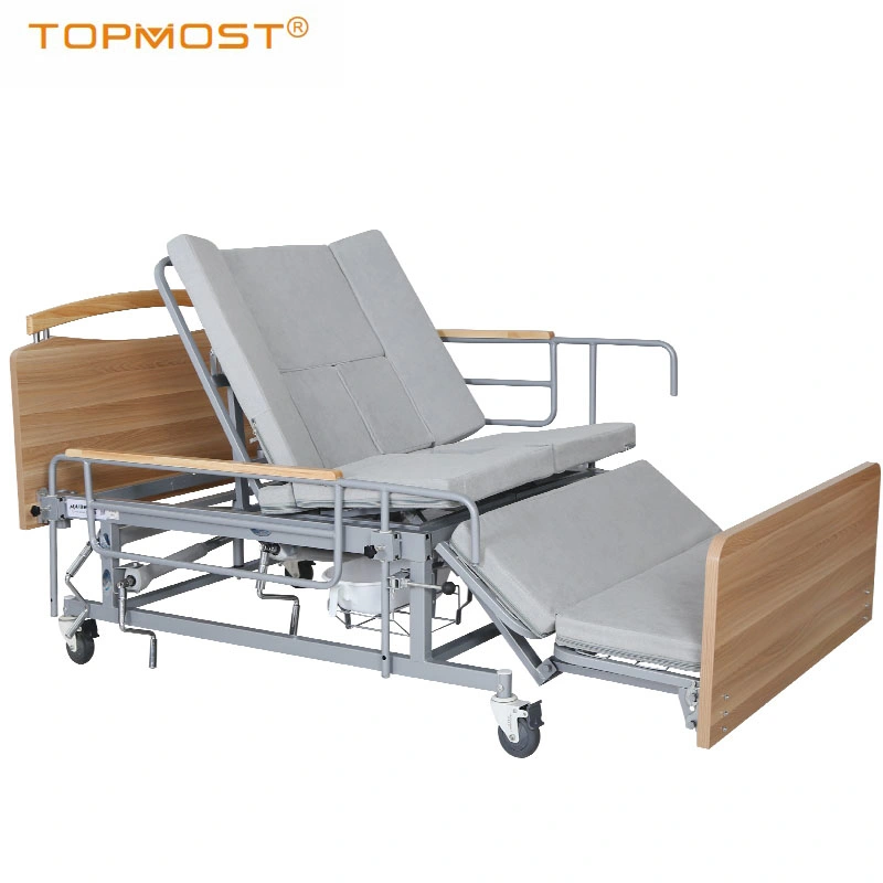 Multifunctional, Slip-Resistant, Manual, High Quality Nursing Bed for Hospital or Home Use