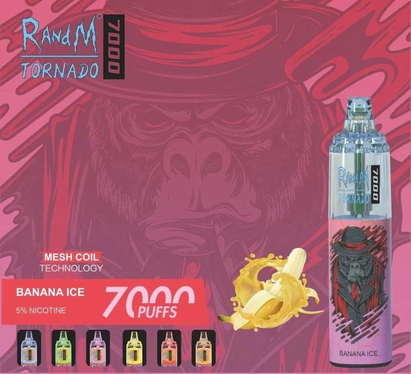 Randm Tornado 7000 puffs одноразовый Vape E сигарет 7000 Puff