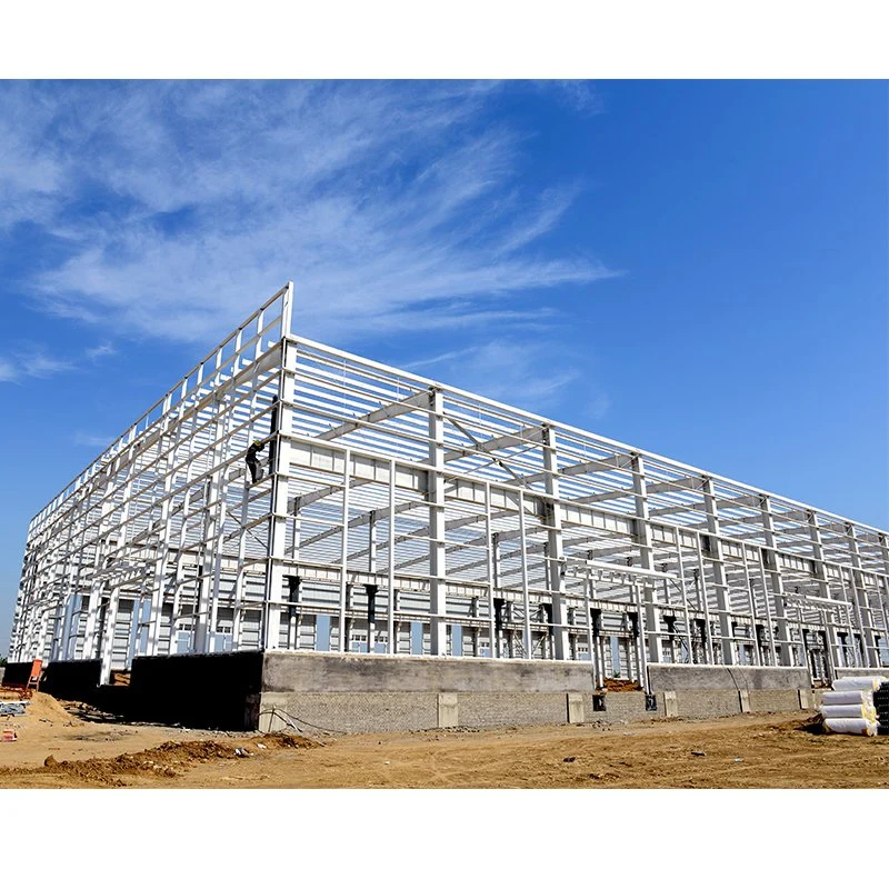 Taller de estructuras de acero prefabricadas para edificios de almacén de materiales Casa prefabricada